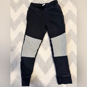 Hanna Andersson Colorblock Double Knee Lined Sweatpant French Terry Size 8
